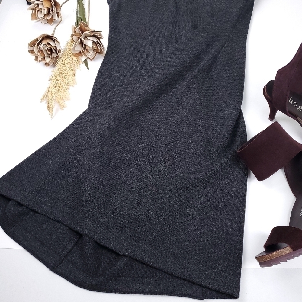 St. John Collection Charcoal Silver Sheath Dress 6 - Picture 7 of 12